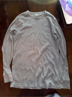 Old Navy Gray Long Sleeve Thermal Shirt - P